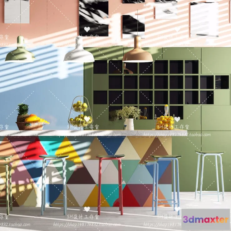 1141104 - Kitchen Counters - 3D Models - 0003