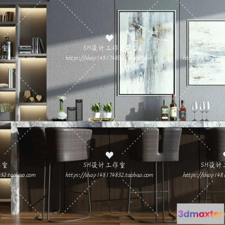 1141116 - Kitchen Counters - 3D Models - 0009