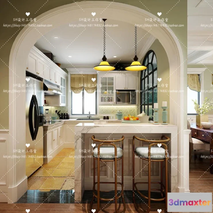 1141174 - Kitchen Counters - 3D Models - 0038