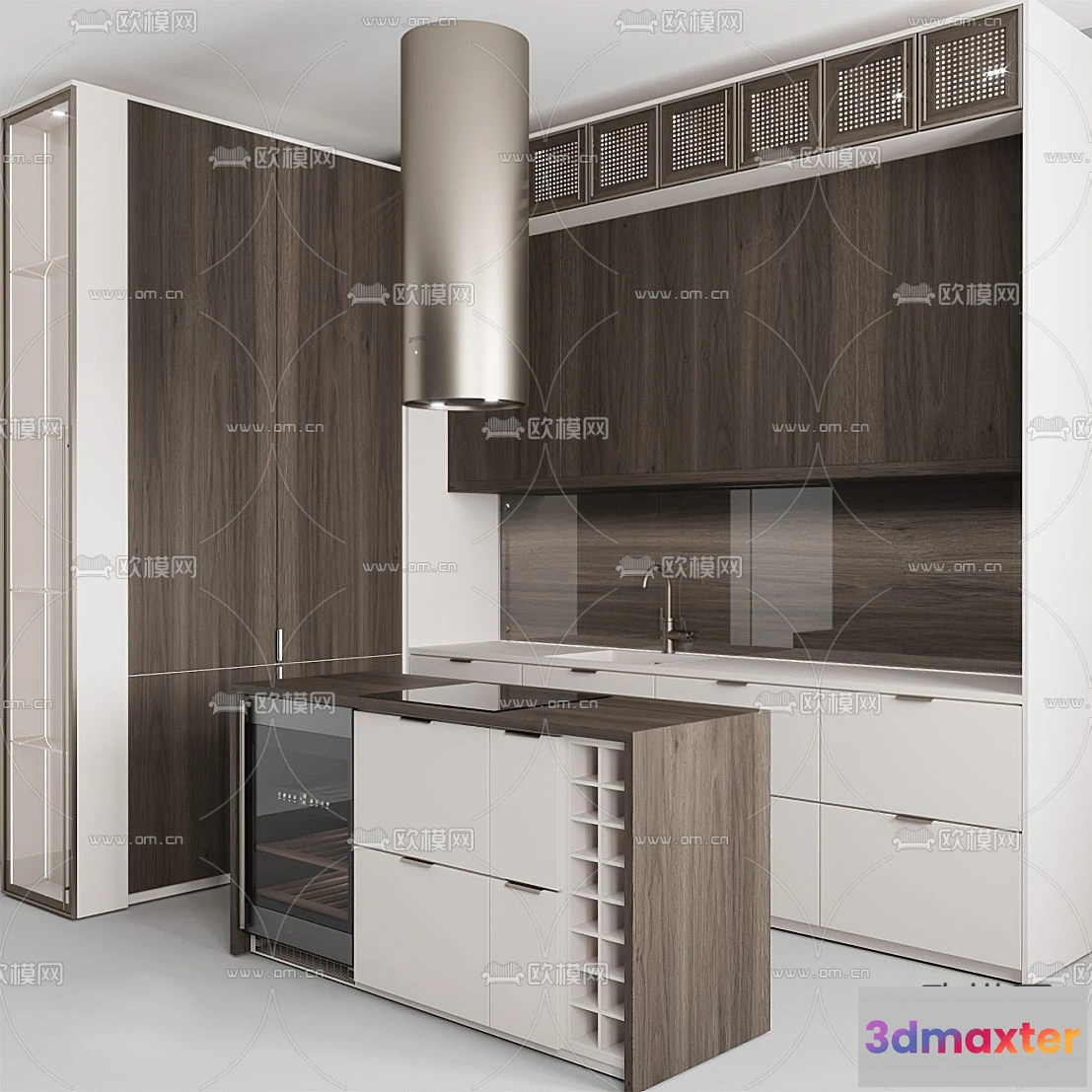 1536830 - KITCHEN 3D MODELS - 3D Model For Interior Design - 11585 3D Max
