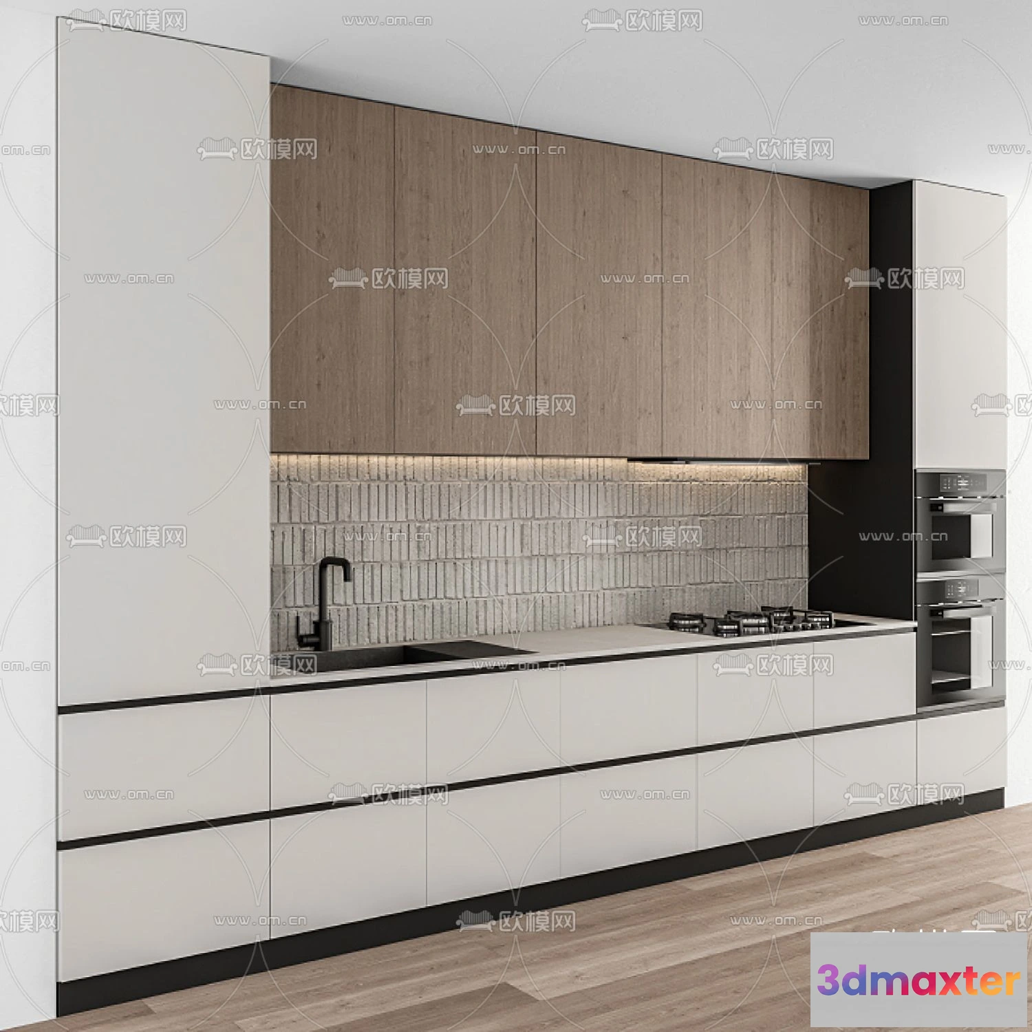 1536840 - KITCHEN 3D MODELS - 3D Model For Interior Design - 11590 3D Max