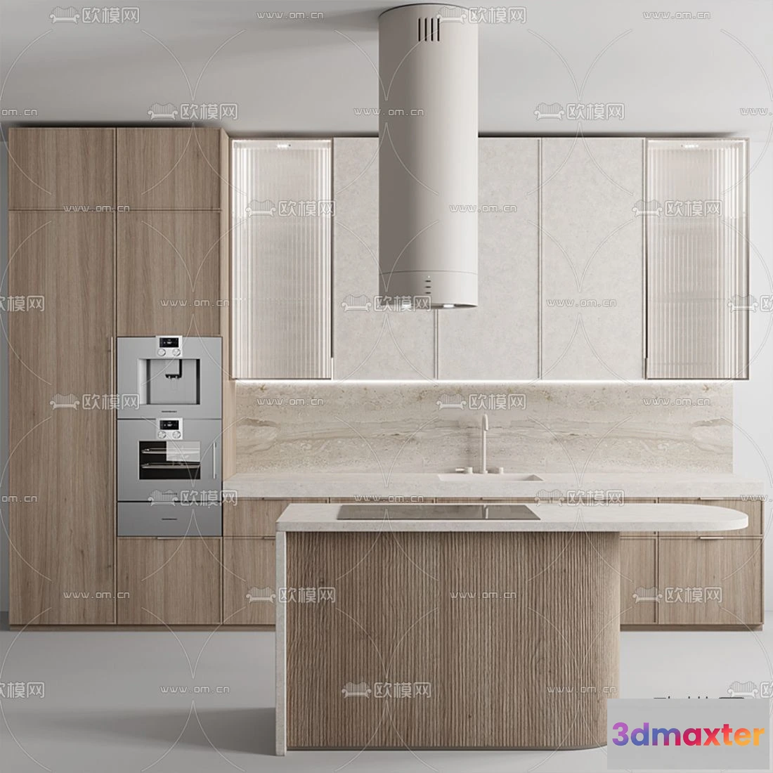 1536848 - KITCHEN 3D MODELS - 3D Model For Interior Design - 11594 3D Max