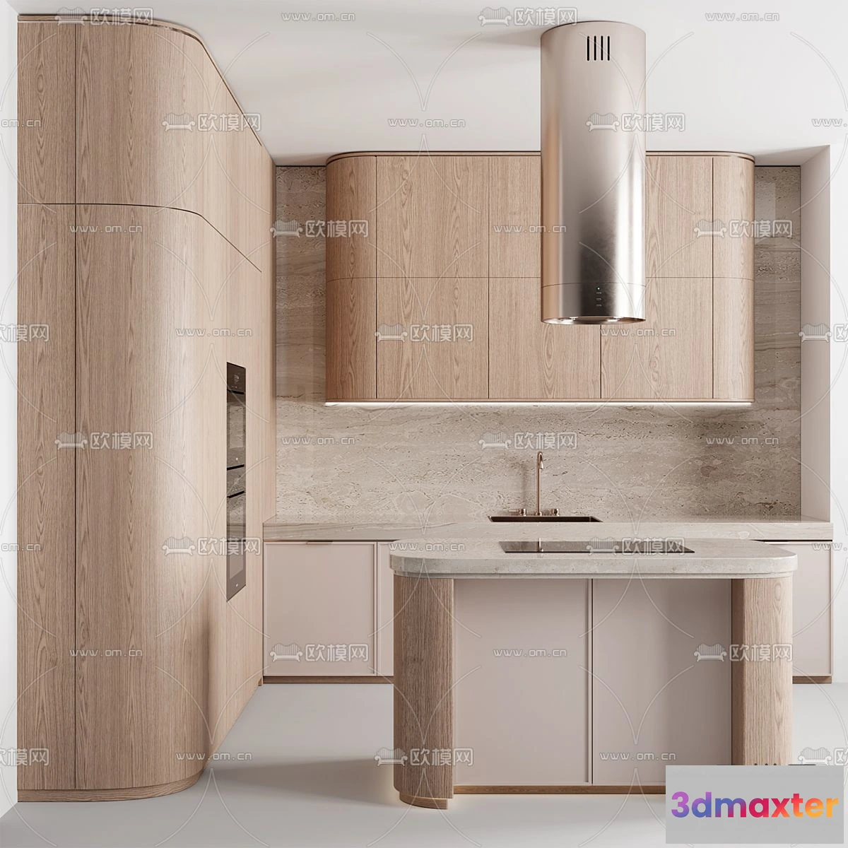 1536862 - KITCHEN 3D MODELS - 3D Model For Interior Design - 11601 3D Max