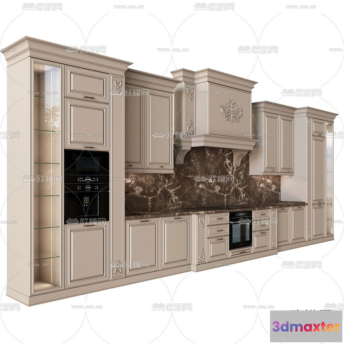 1536922 - KITCHEN 3D MODELS - 3D Model For Interior Design - 11631 3D Max