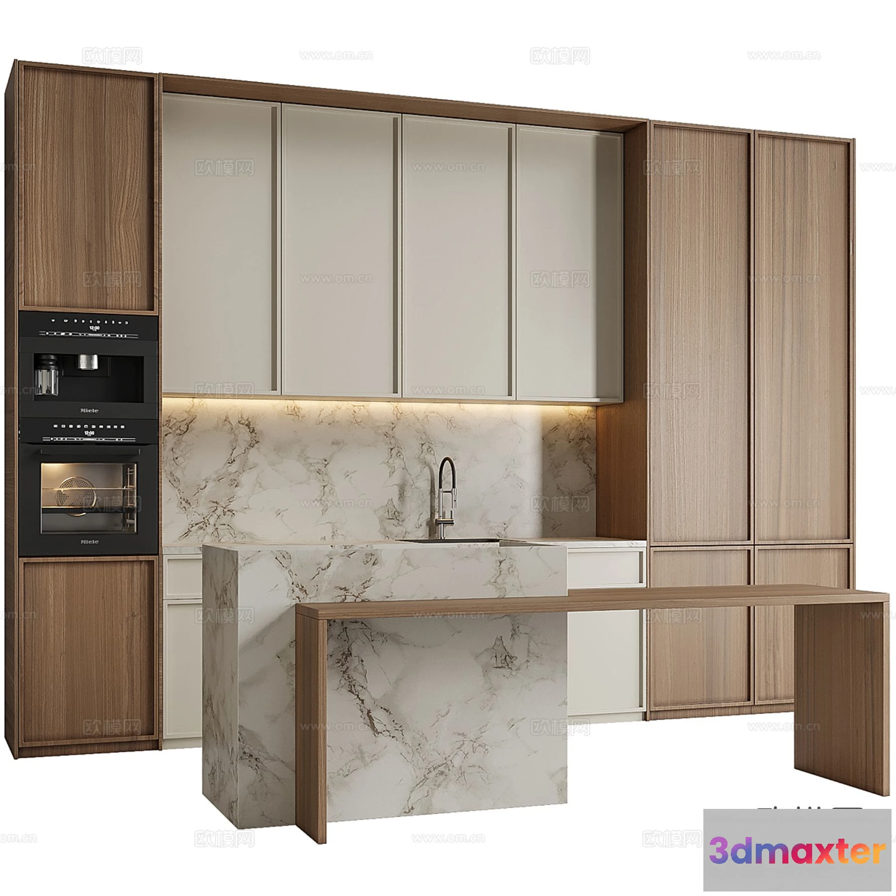 1536938 - KITCHEN 3D MODELS - 3D Model For Interior Design - 11639 3D Max