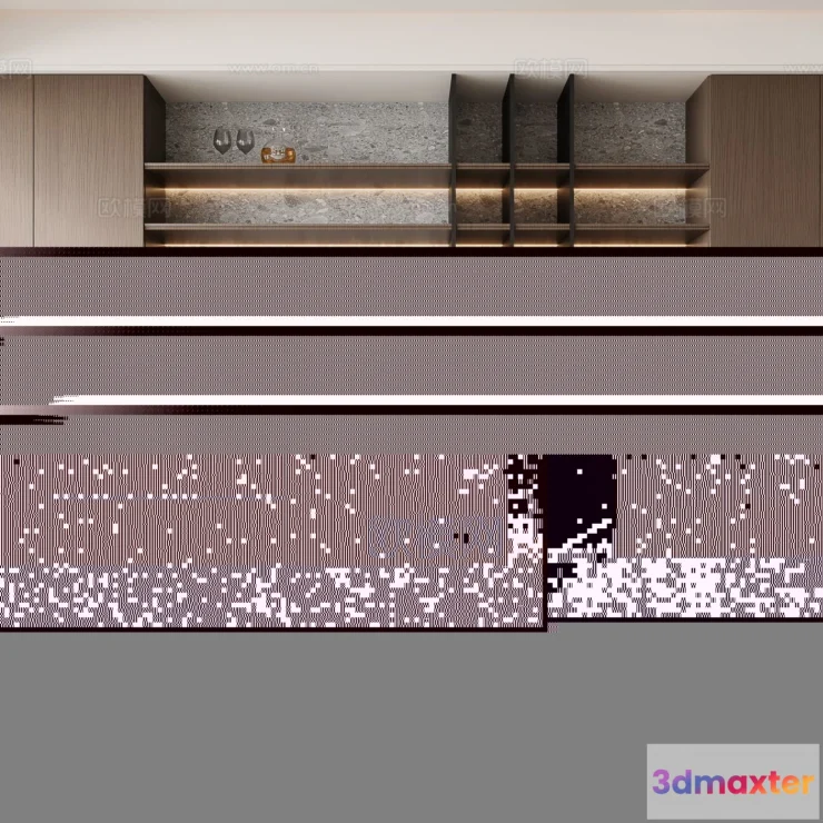 1536980 - KITCHEN 3D MODELS - 3D Model For Interior Design - 11660 3D Max