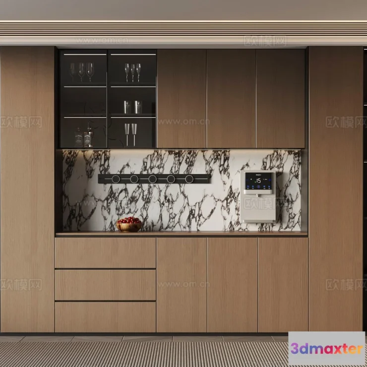 1536982 - KITCHEN 3D MODELS - 3D Model For Interior Design - 11661 3D Max