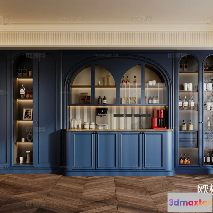 1536994 - KITCHEN 3D MODELS - 3D Model For Interior Design - 11667 3D Max