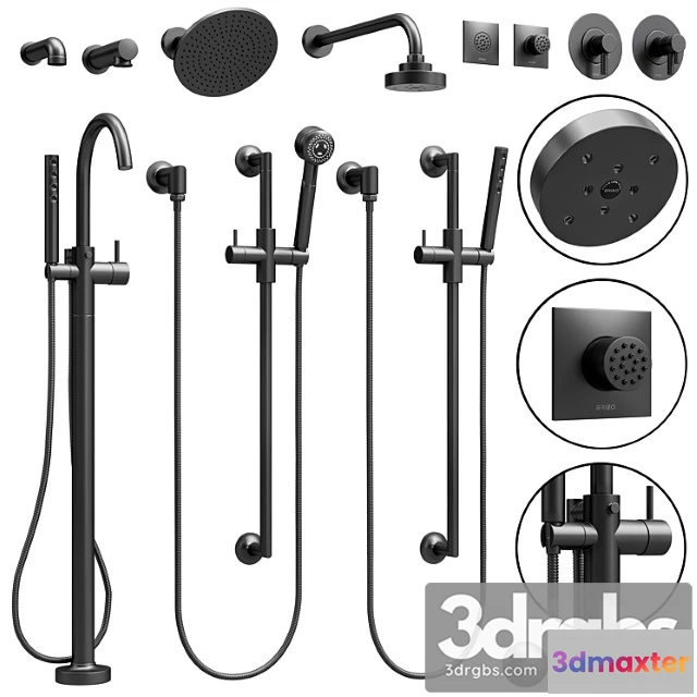 1014112 - Brizo Bathroom Odin Faucet Set 2