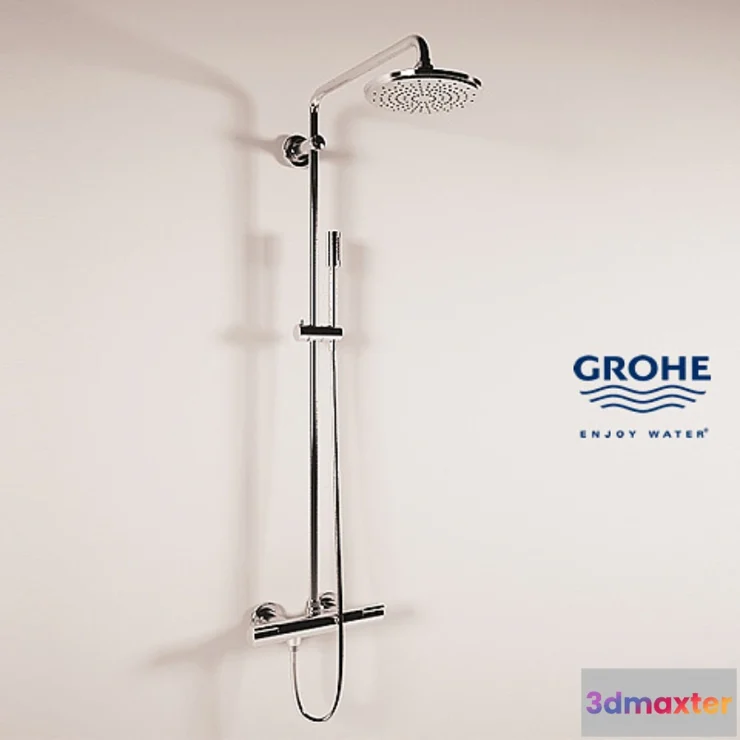 1266969 - profi grohe_rainshower_27032 3D Max