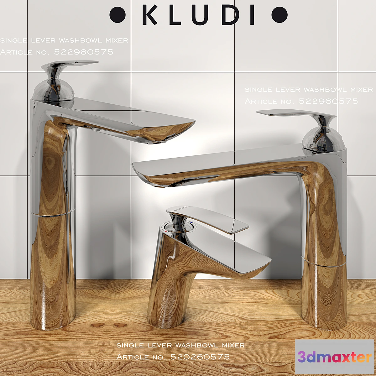 1281744 - A collection of mixers series KLUDI Balance part 2 - No.2 3D Max