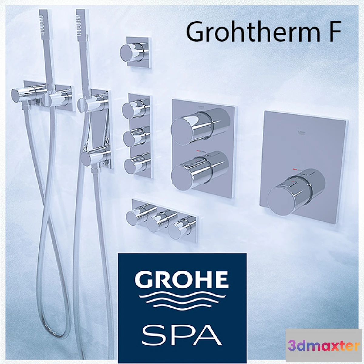 1282066 - Grohe Grohtherm F - No.2 3D Max