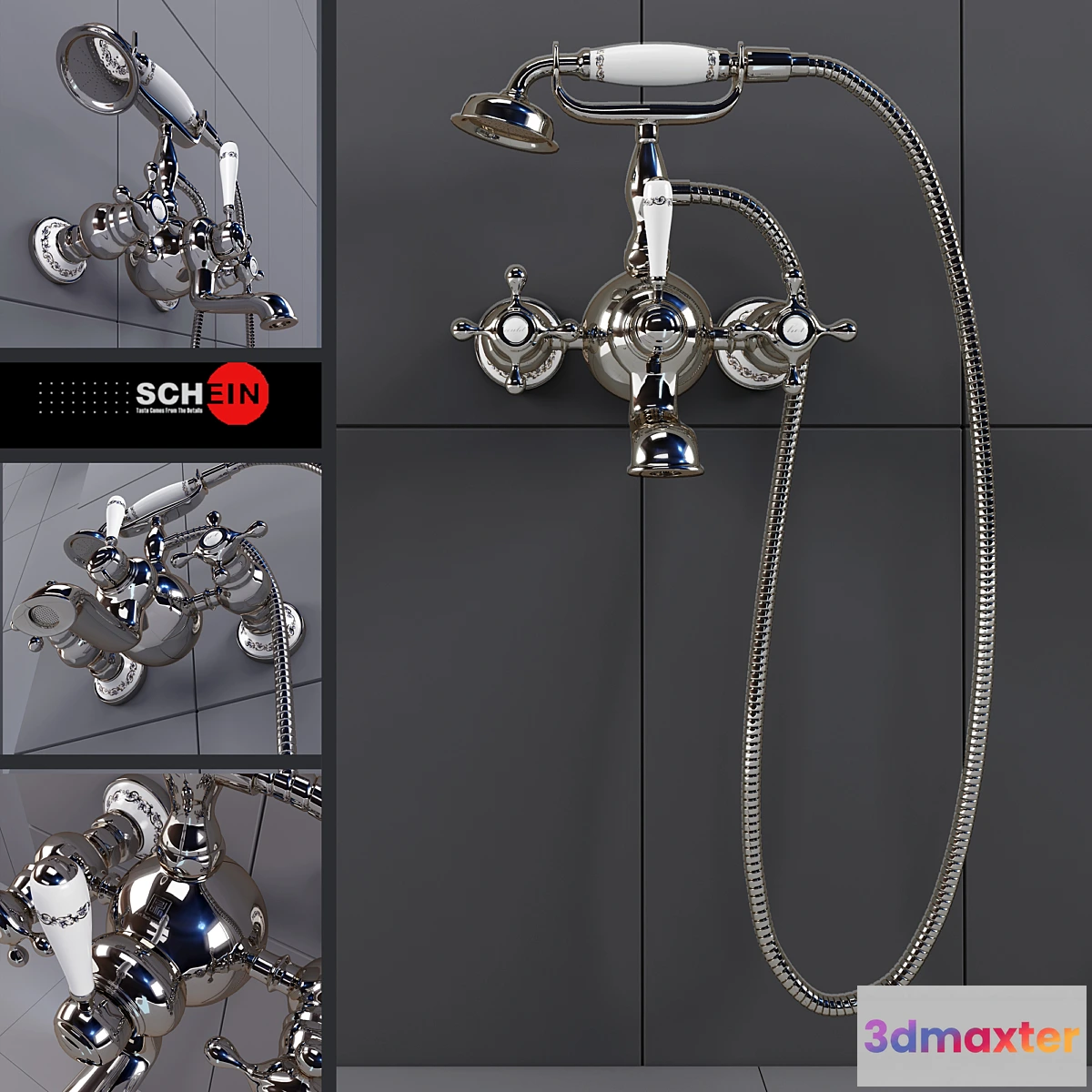 1288624 - Double Wishbone mixer Schein 3D Max