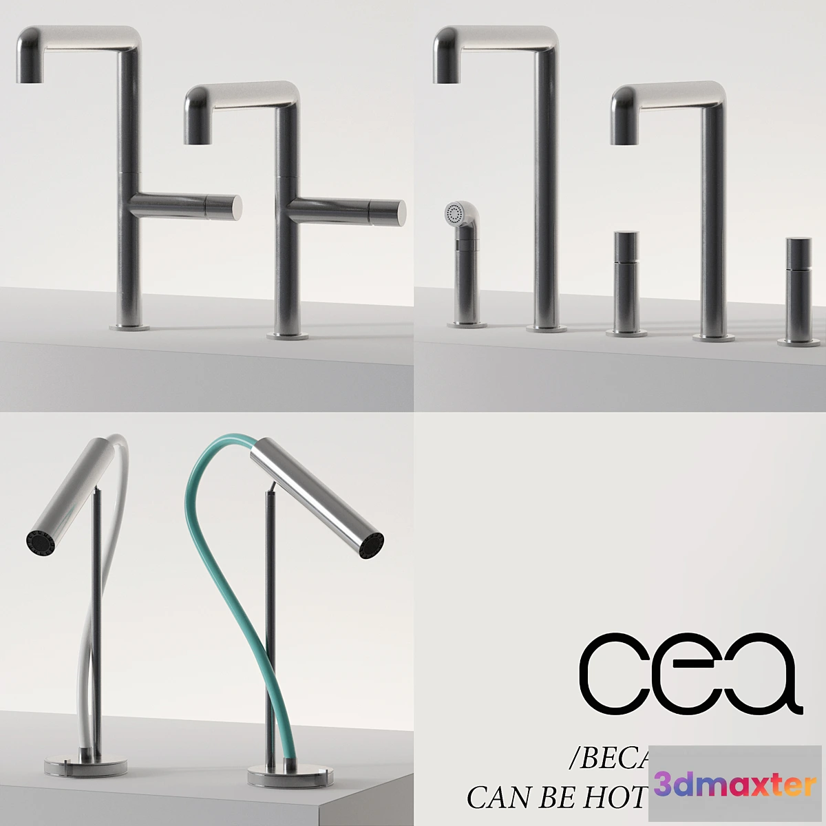 1291969 - Kitchen faucets CEA Design (corona + vray) 3D Max