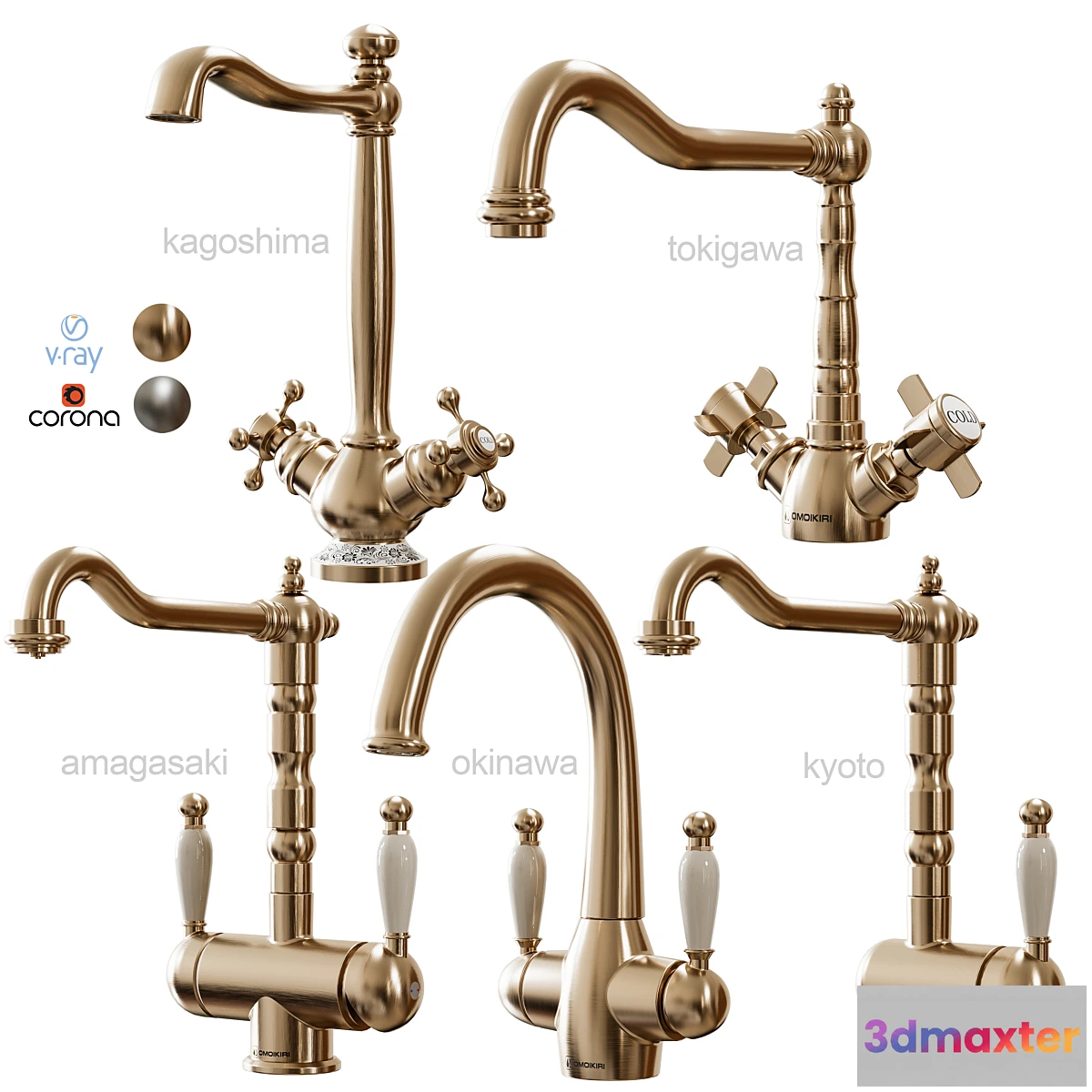 1299799 - OMOIKIRI Faucet 01 3D Max