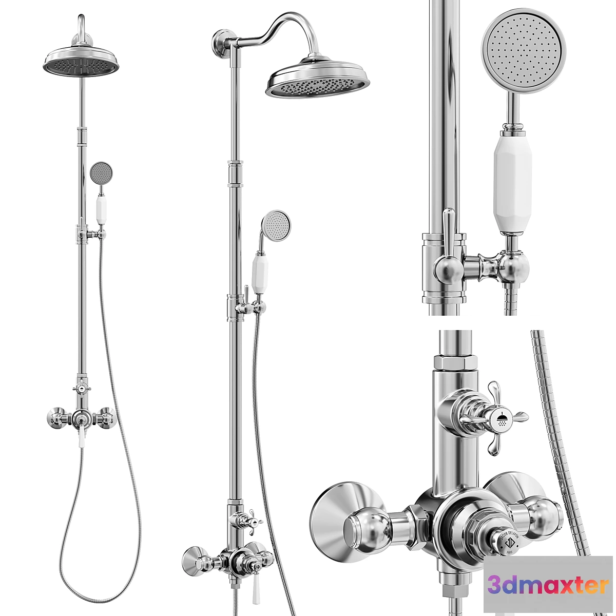 1299999 - Jacob Delafon CLÉO 1889 shower 3D Max