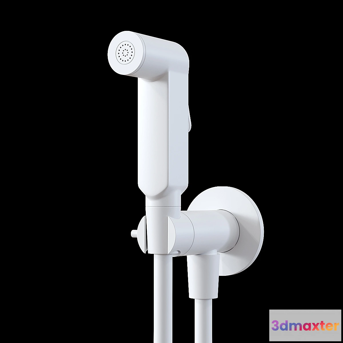 1300568 - Hygienic shower GRB White 08225101. 3D Max