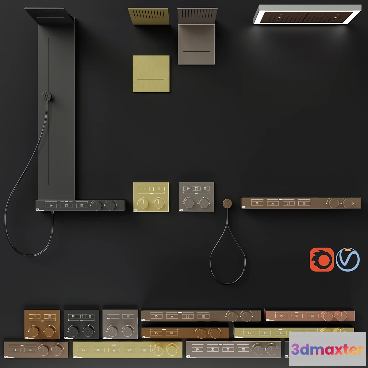 1300807 - Gessi hi-fi 3D Max