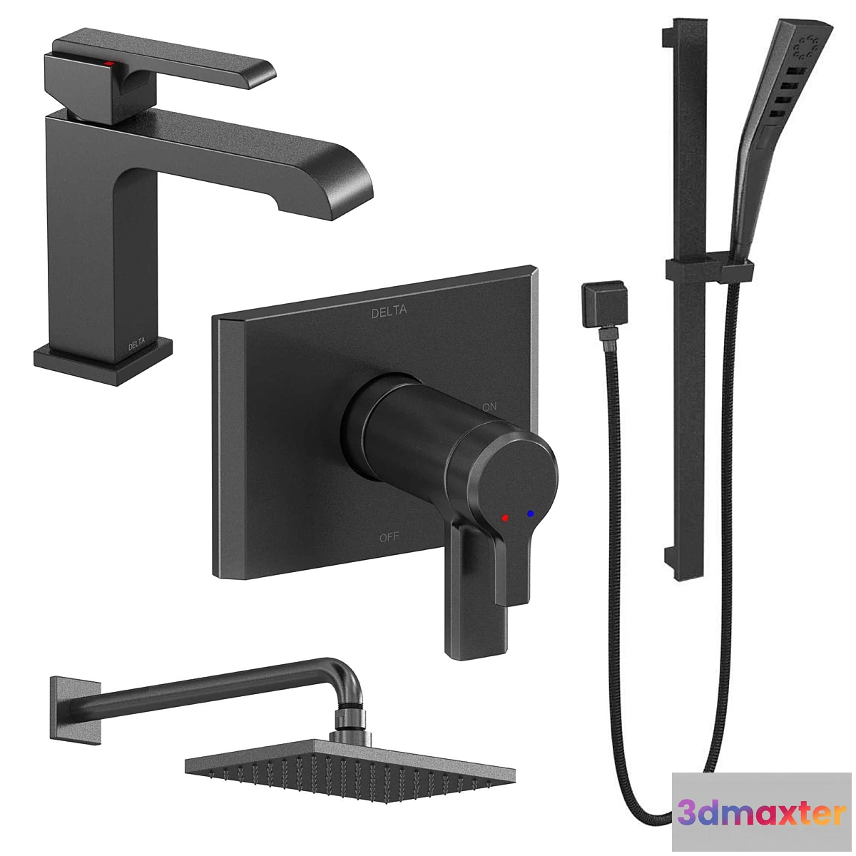 1307550 - Delta bath fixtures 3D Max