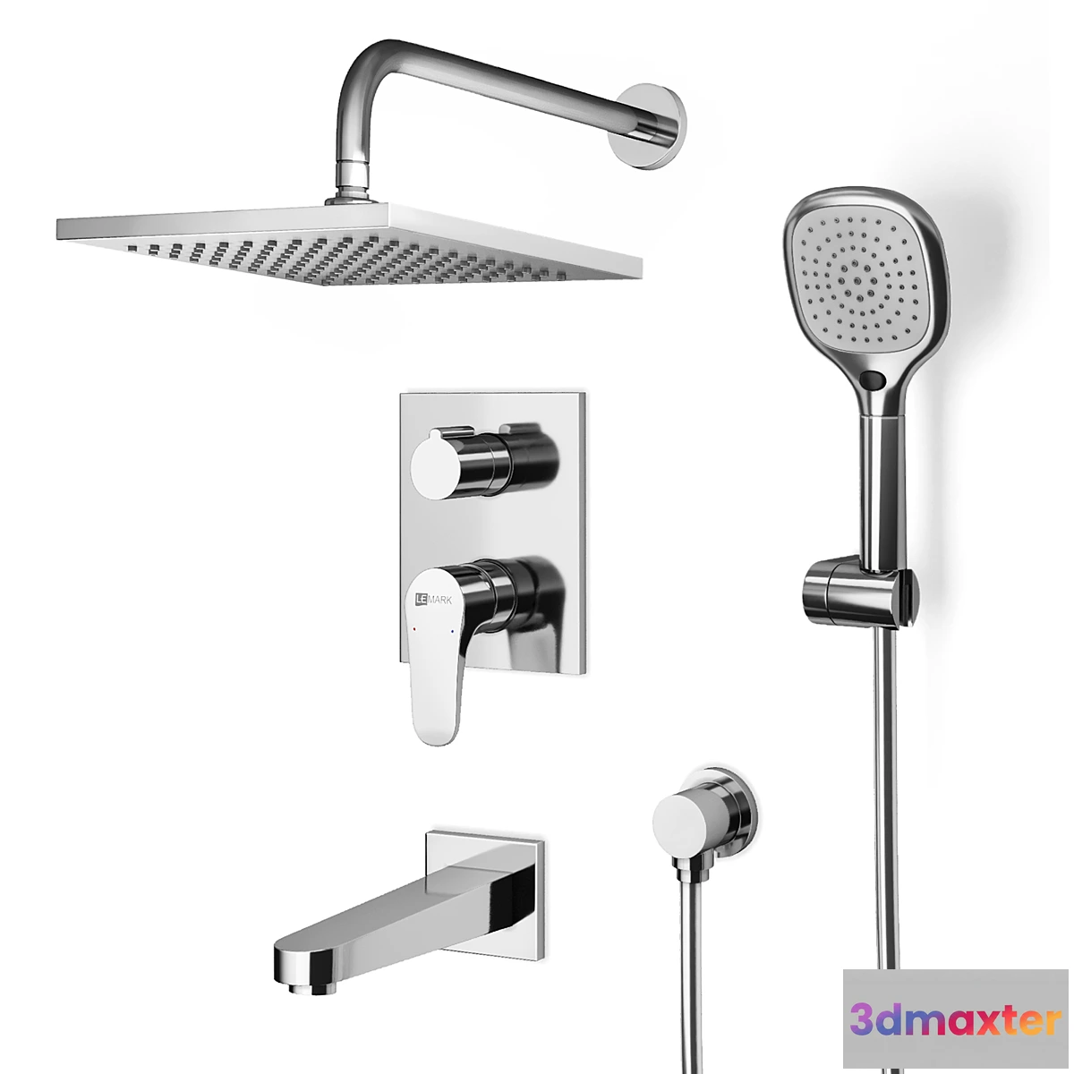 1312744 - Shower set Lemark Shift 3D Max
