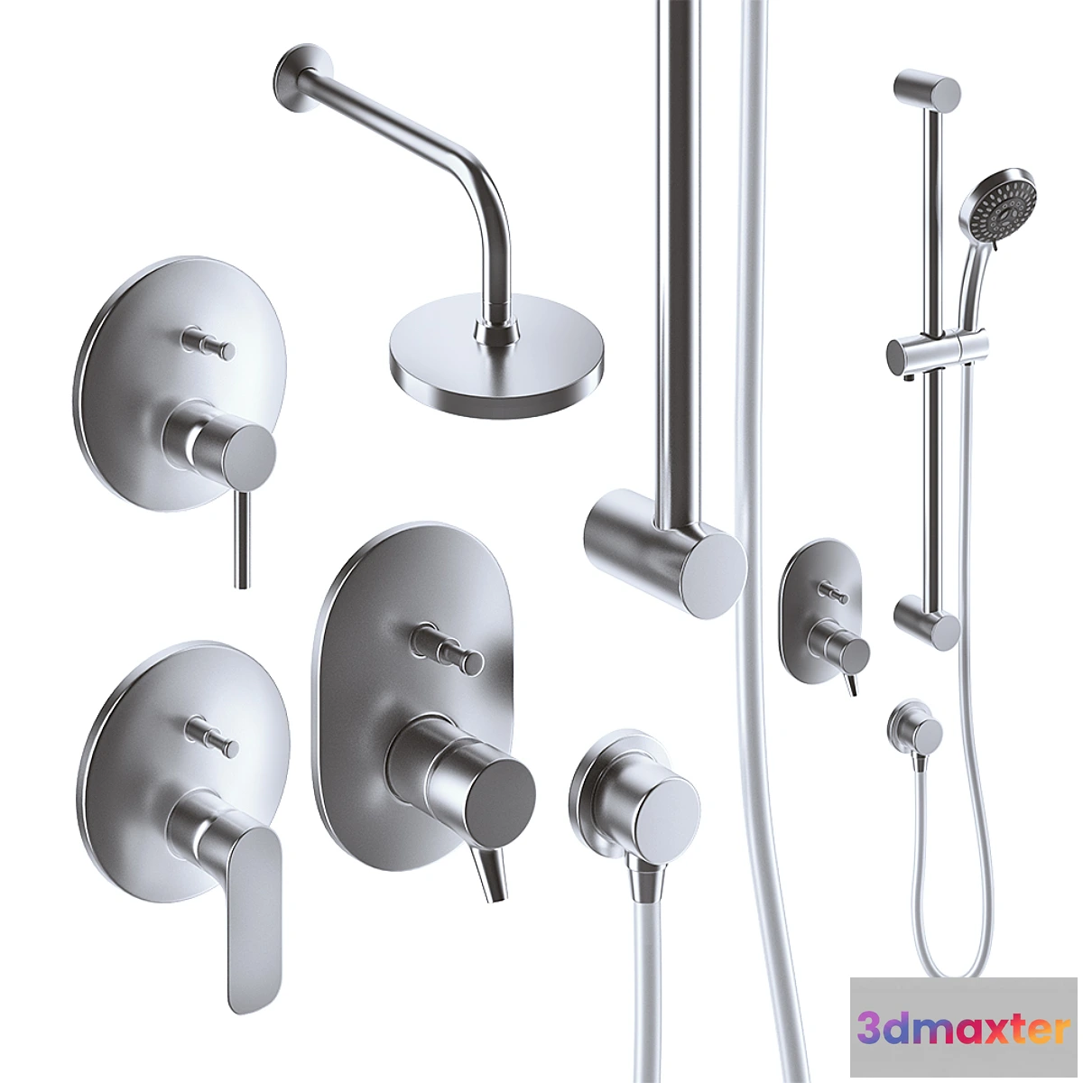 1319592 - vitra concealed shower mixers 3D Max