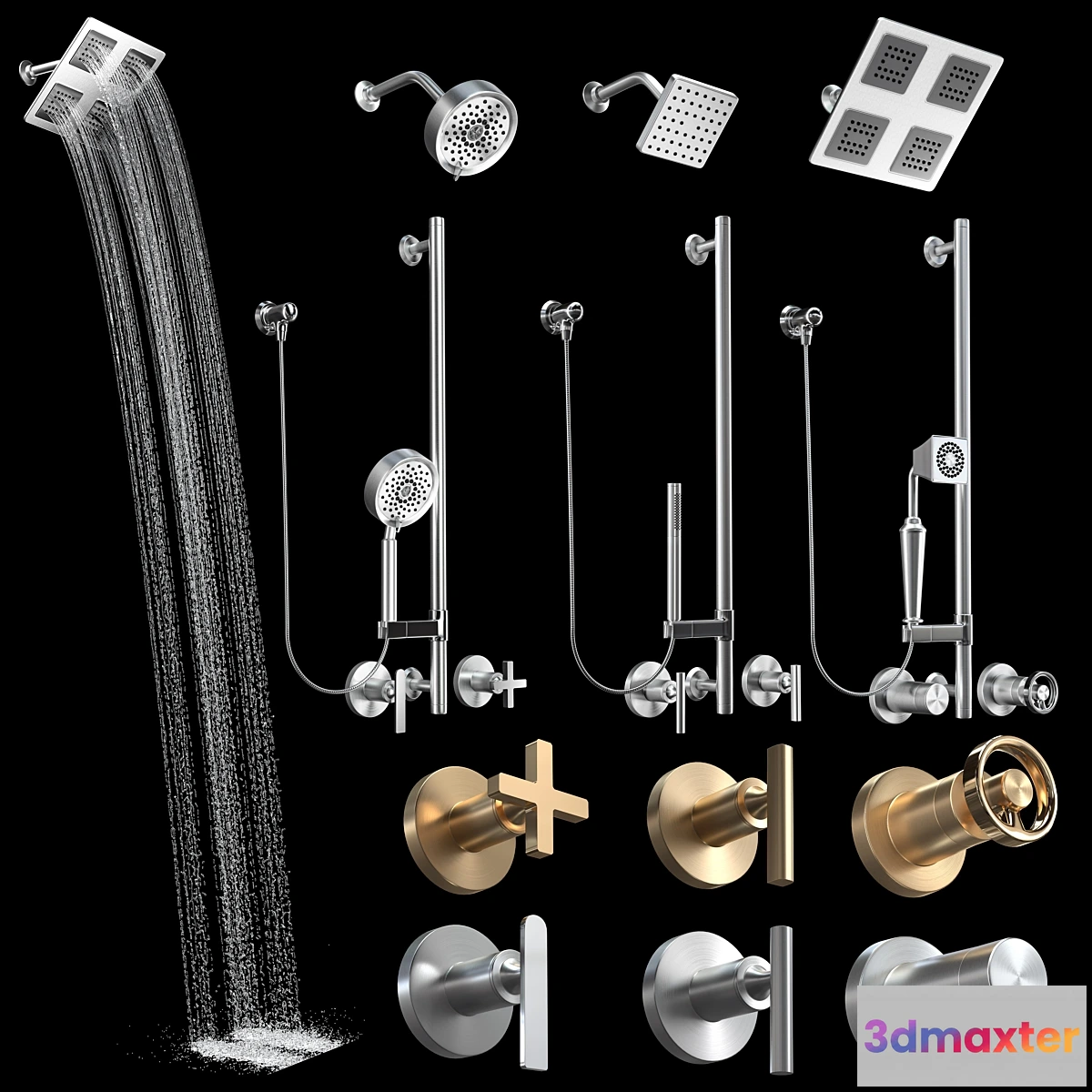 1320816 - kohler shower set 3D Max