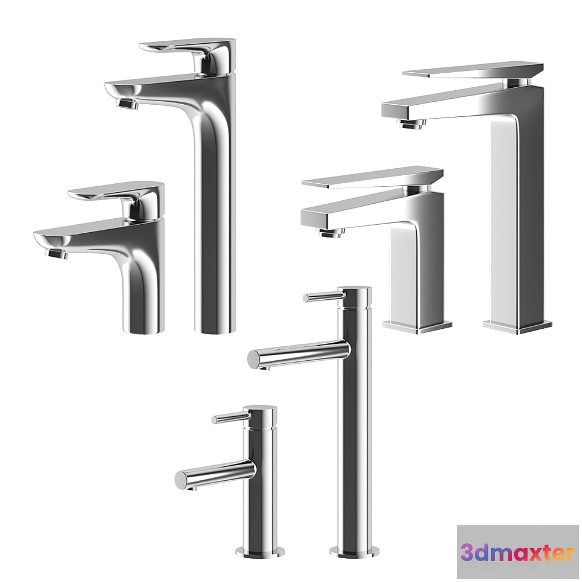 1321188 - vitra Origin Brava X line mixers 3D Max