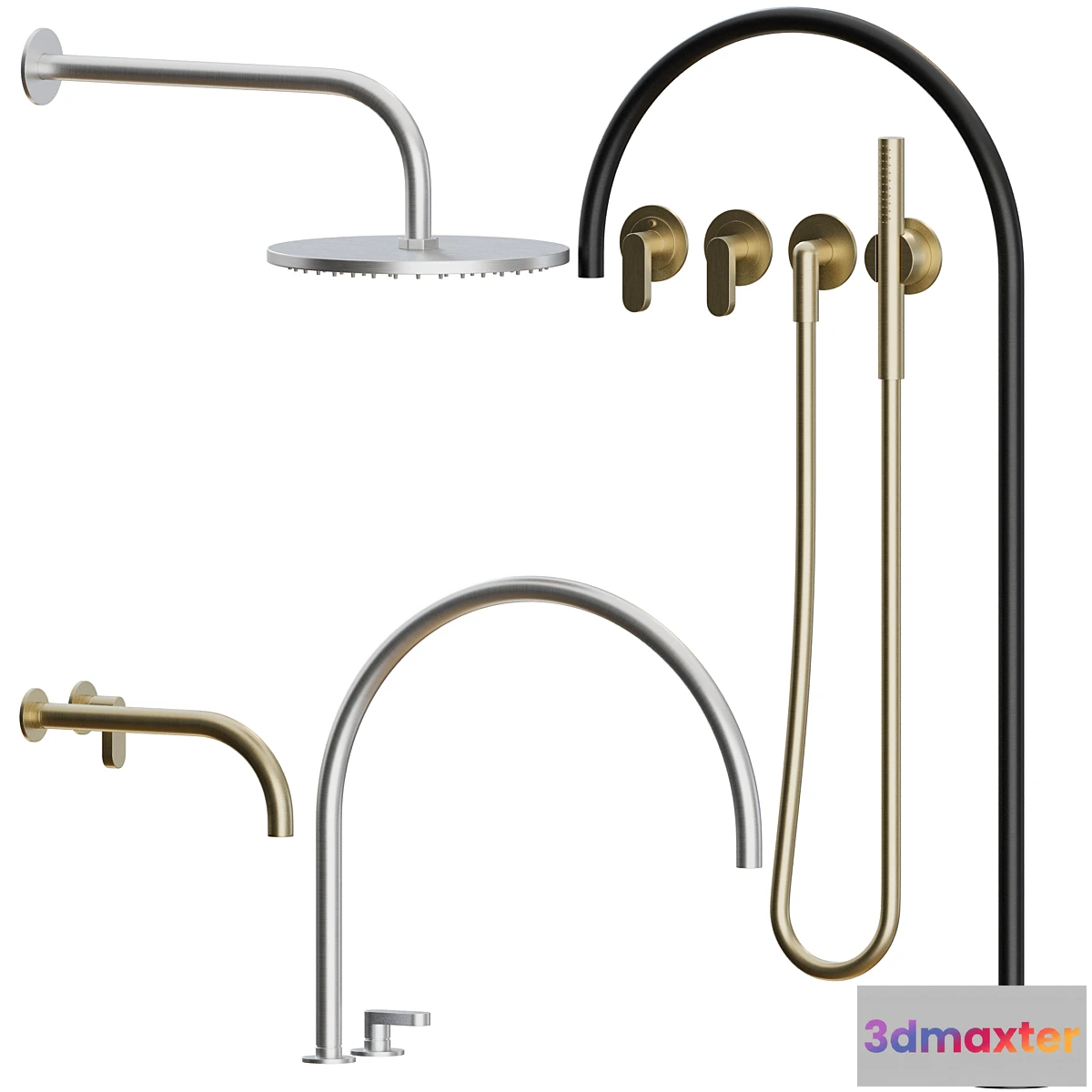 1323524 - John Pawson Bath Set by COCOON - No.2 3D Max