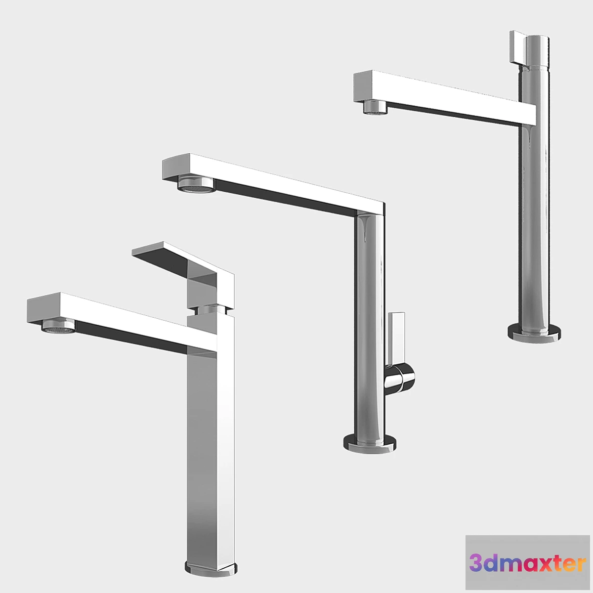 1333720 - Kitchen mixers Smeg set 2 3D Max