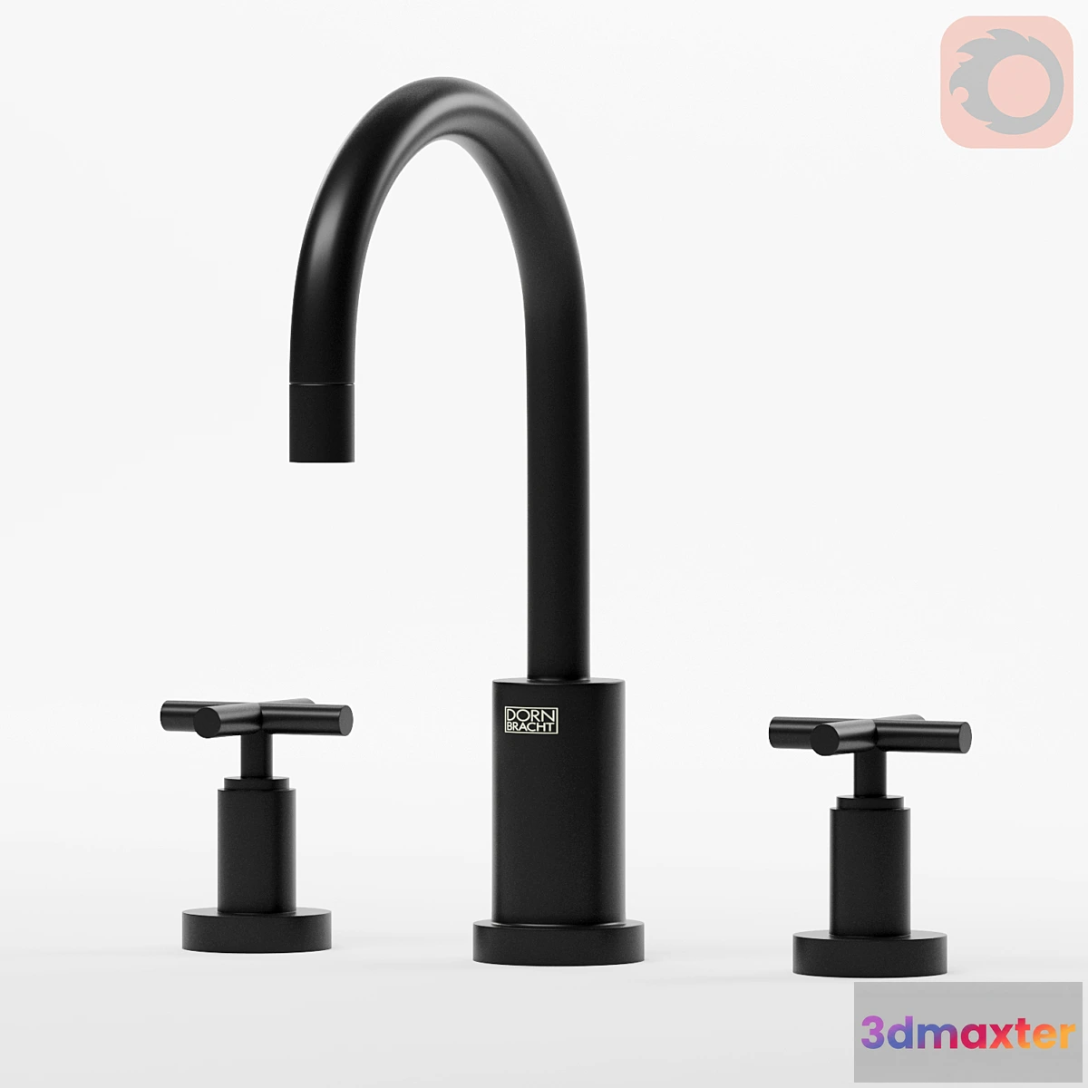 1336703 - Dornbracht Tara three-hole mounting 3D Max