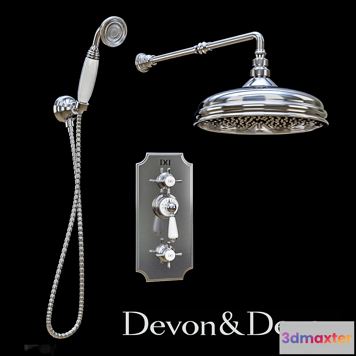 1343267 - Shower mixer Devon & Devon COVENTRY 3D Max