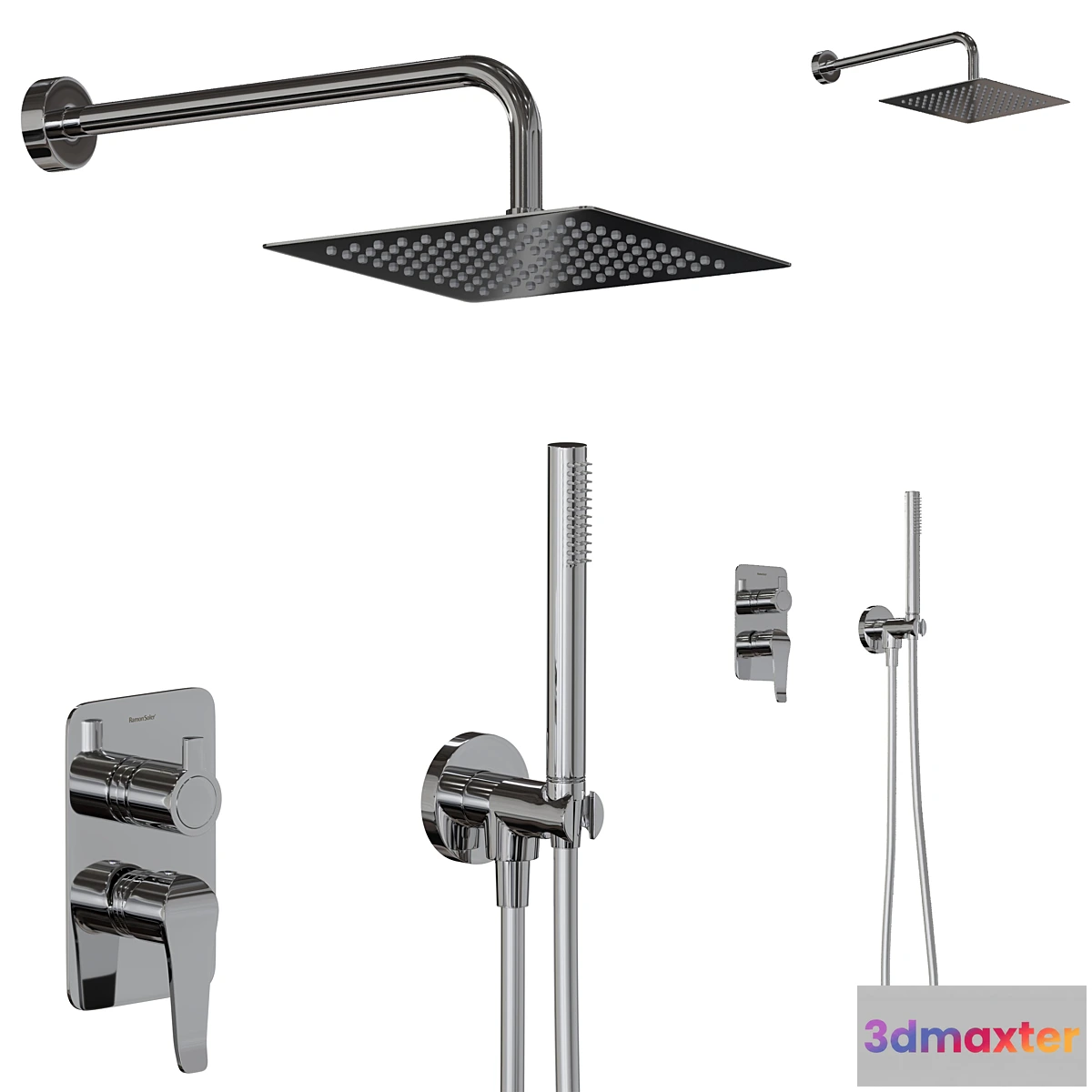 1344226 - Shower set Ramon Soler YPSILON PLUS K6415022 3D Max