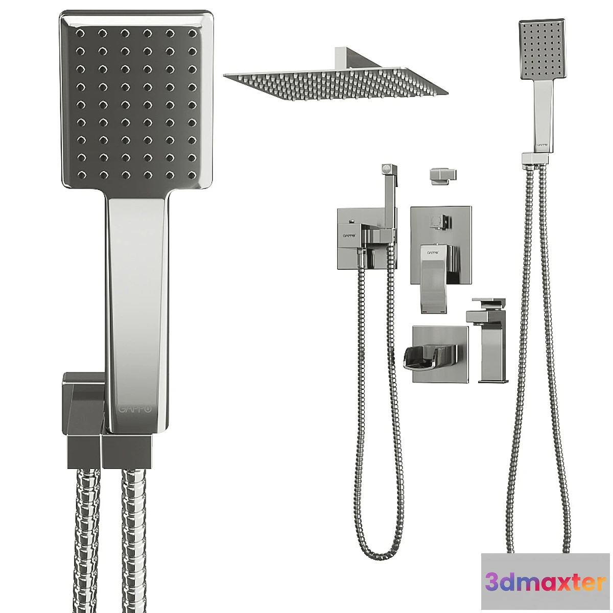 1345203 - Gappo faucet set 3D Max
