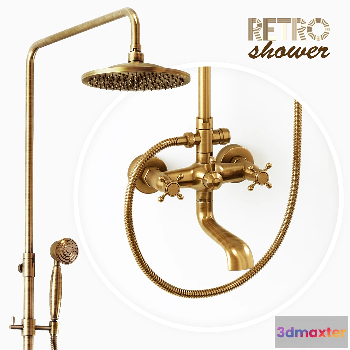 1349324 - Retro Shower YANKSMART 3D Max