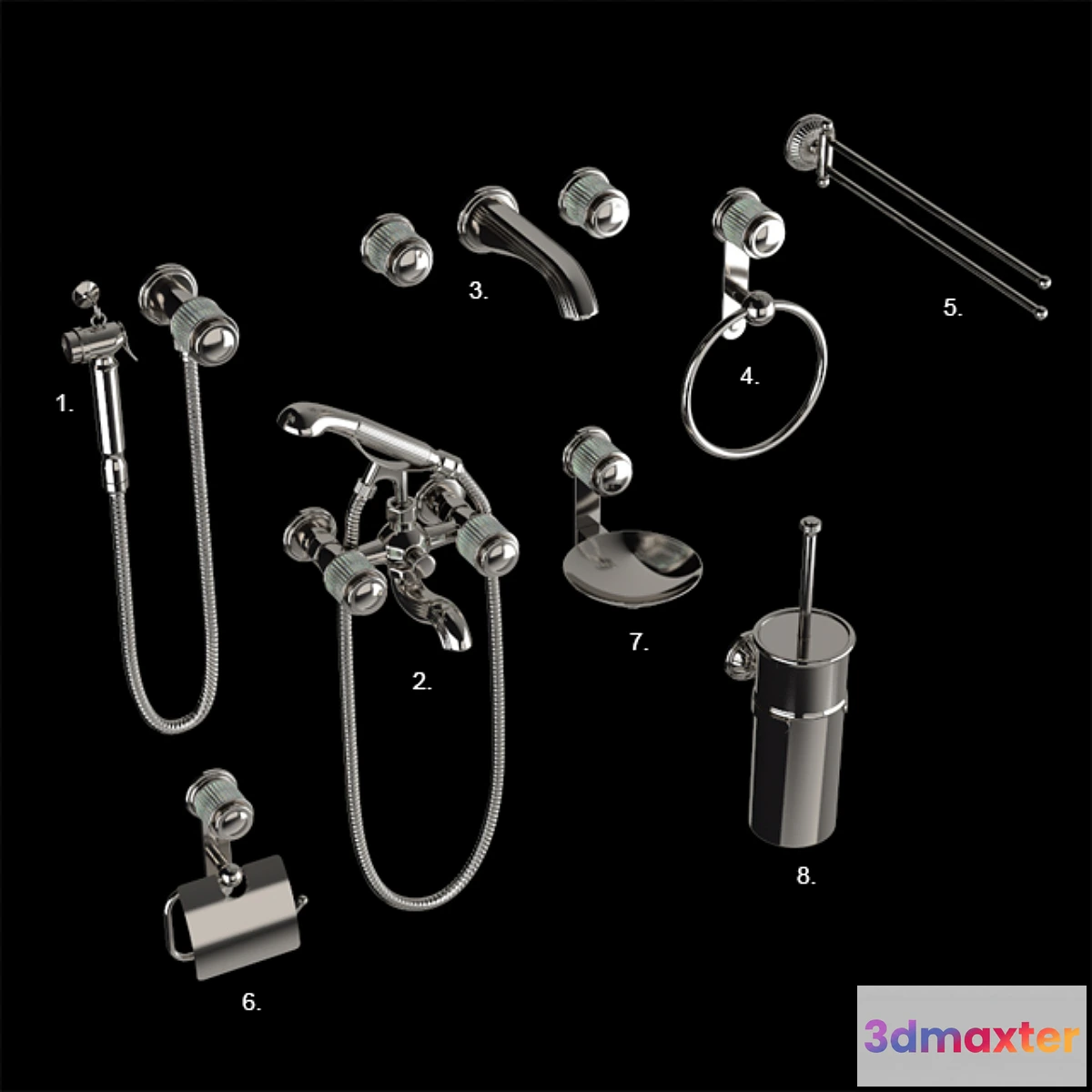 1398588 - Thg Bath Accessories 3D Max