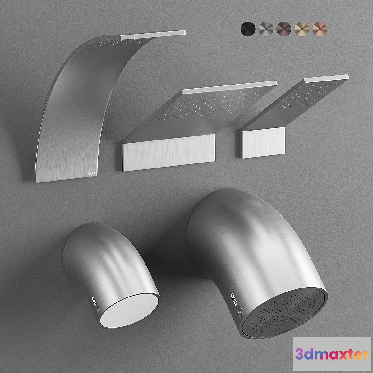 1399222 - CEA Shower Heads 3D Max