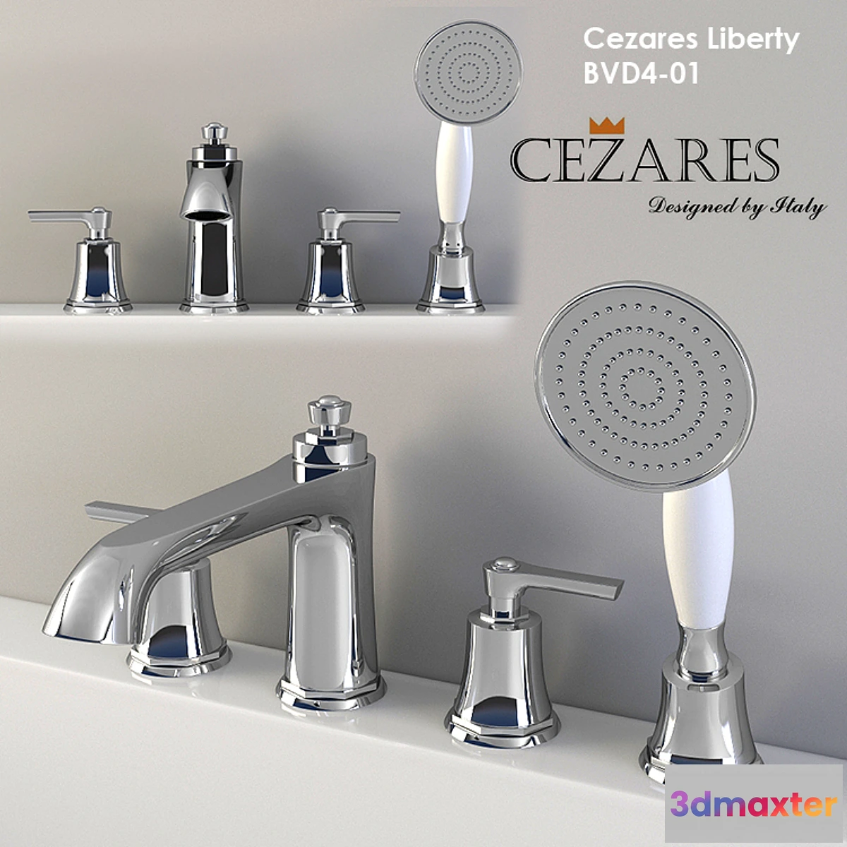 1416676 - Bath Mixer Cezares Liberty BVD4-01 3D Max