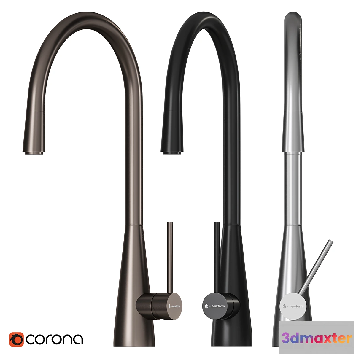 1421346 - New Form Ycon  Kitchen Faucet 3D Max