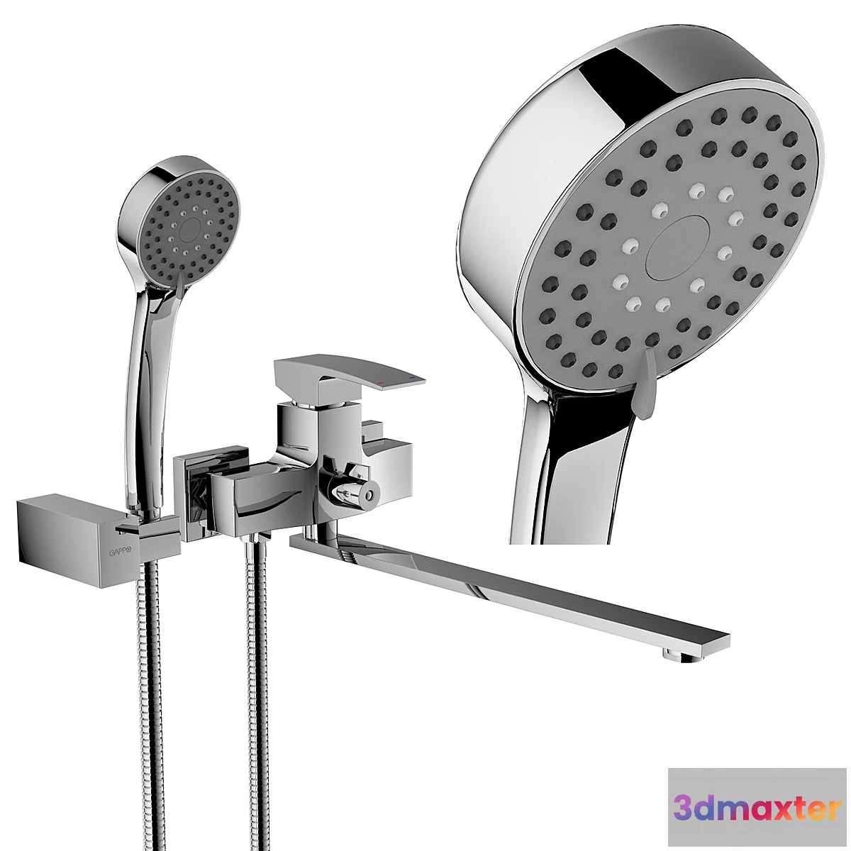 1422218 - The mixer for bathing Gappo GA2207 3D Max