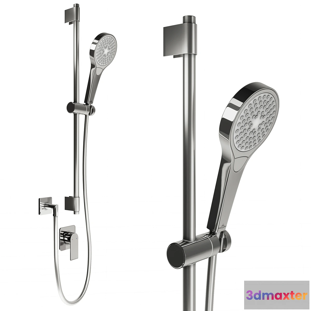 1435446 - Villeroy & Boch Embrace Elite shower rail 3D Max