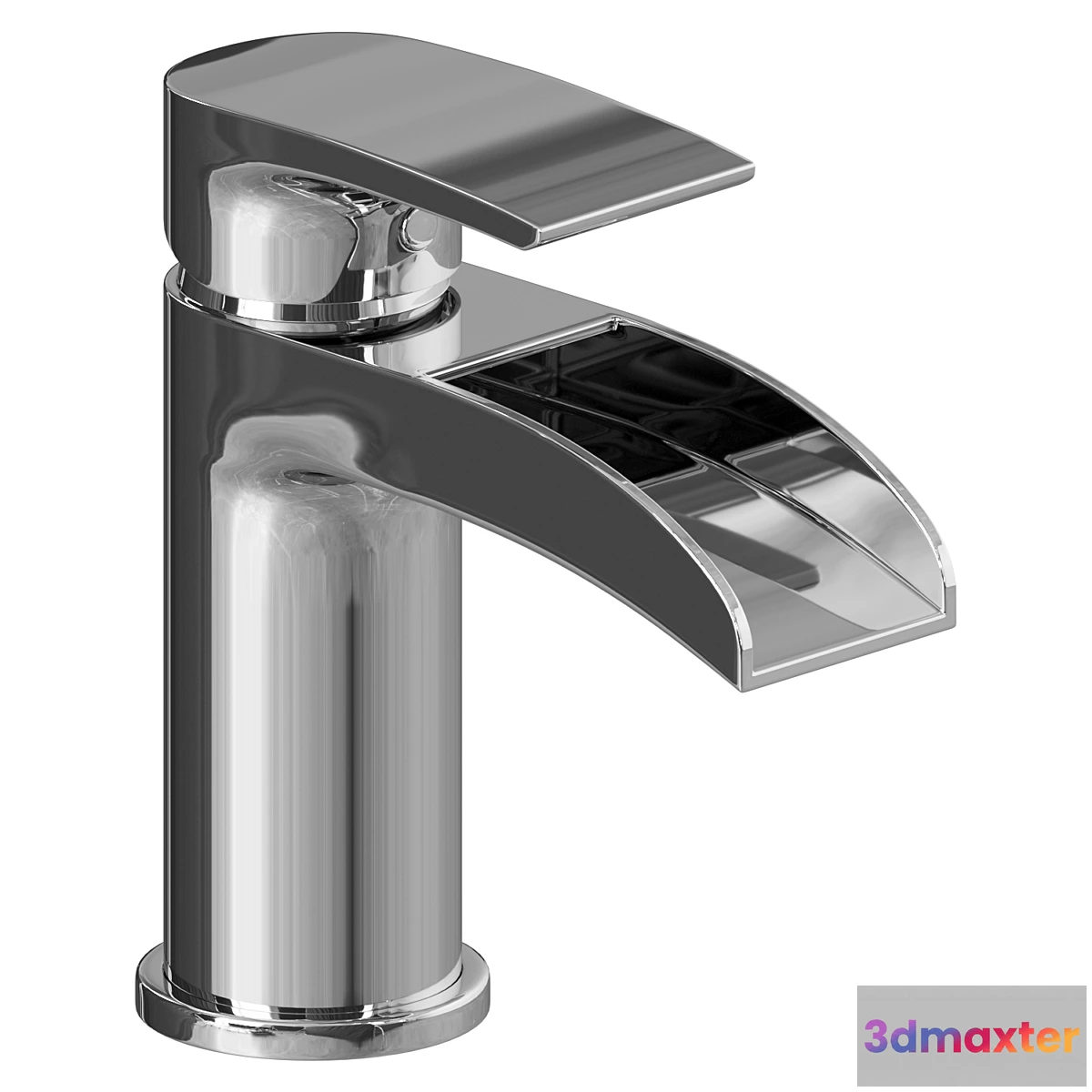 1443276 - Cali Vigo Waterfall Mono Basin Mixer 3D Max