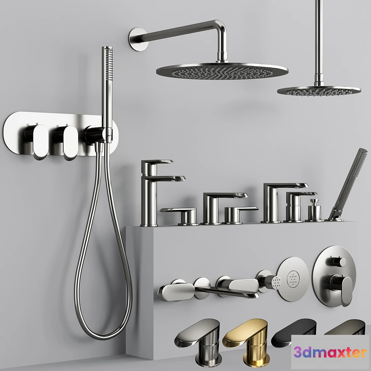 1443320 - GRAFF_PHASE_bathroom faucet_set 3D Max