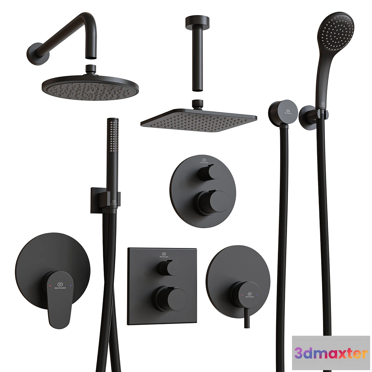 1443602 - Mixer Ideal Standard IDEALRAIN Collection 3D Max