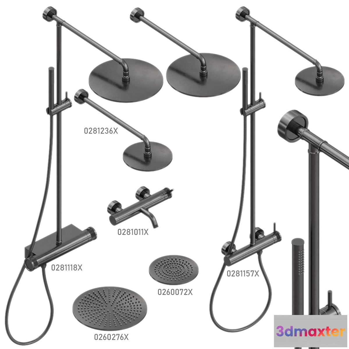 1444326 - Super Inox Retro_set_6 3D Max