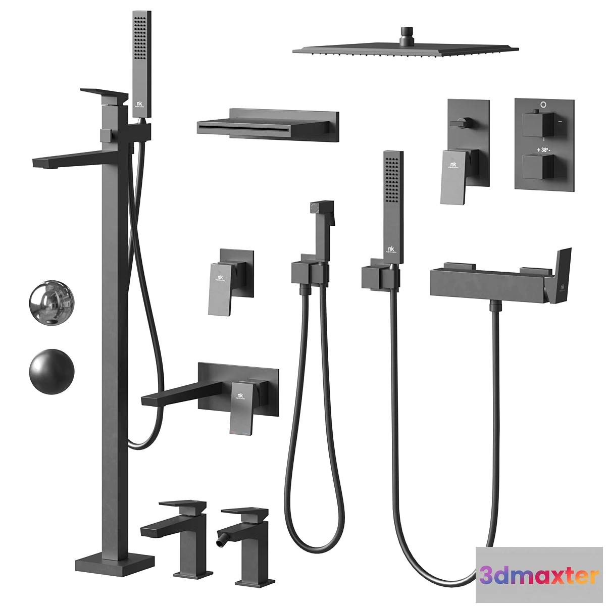 1445156 - Noken square set 3D Max