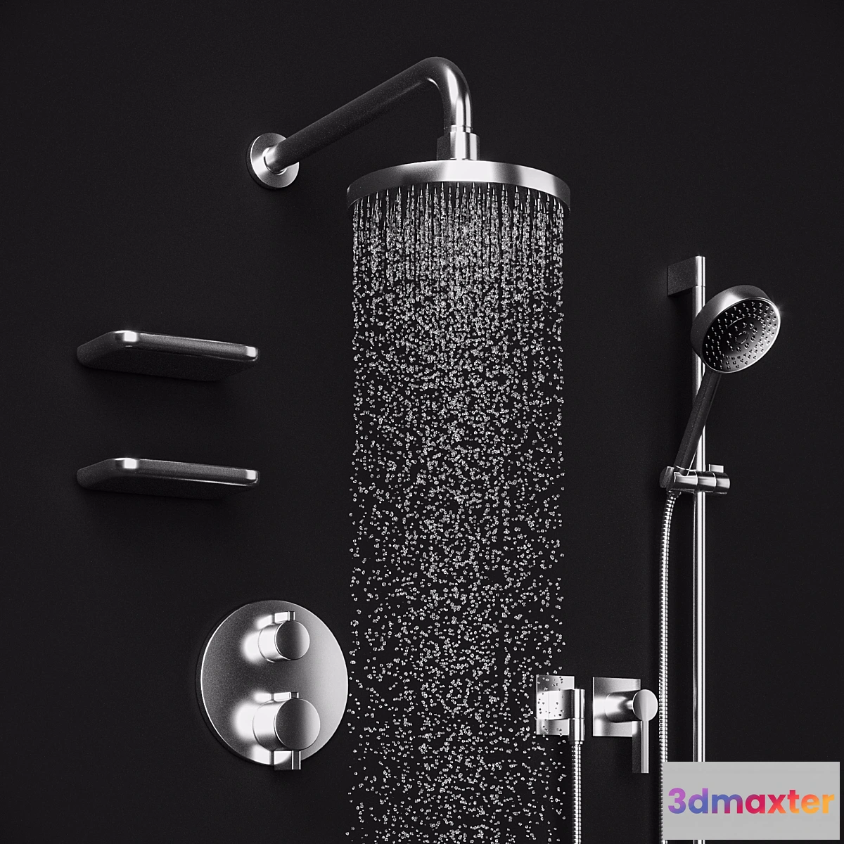 1448576 - Shower set Dornbracht Selv 3D Max