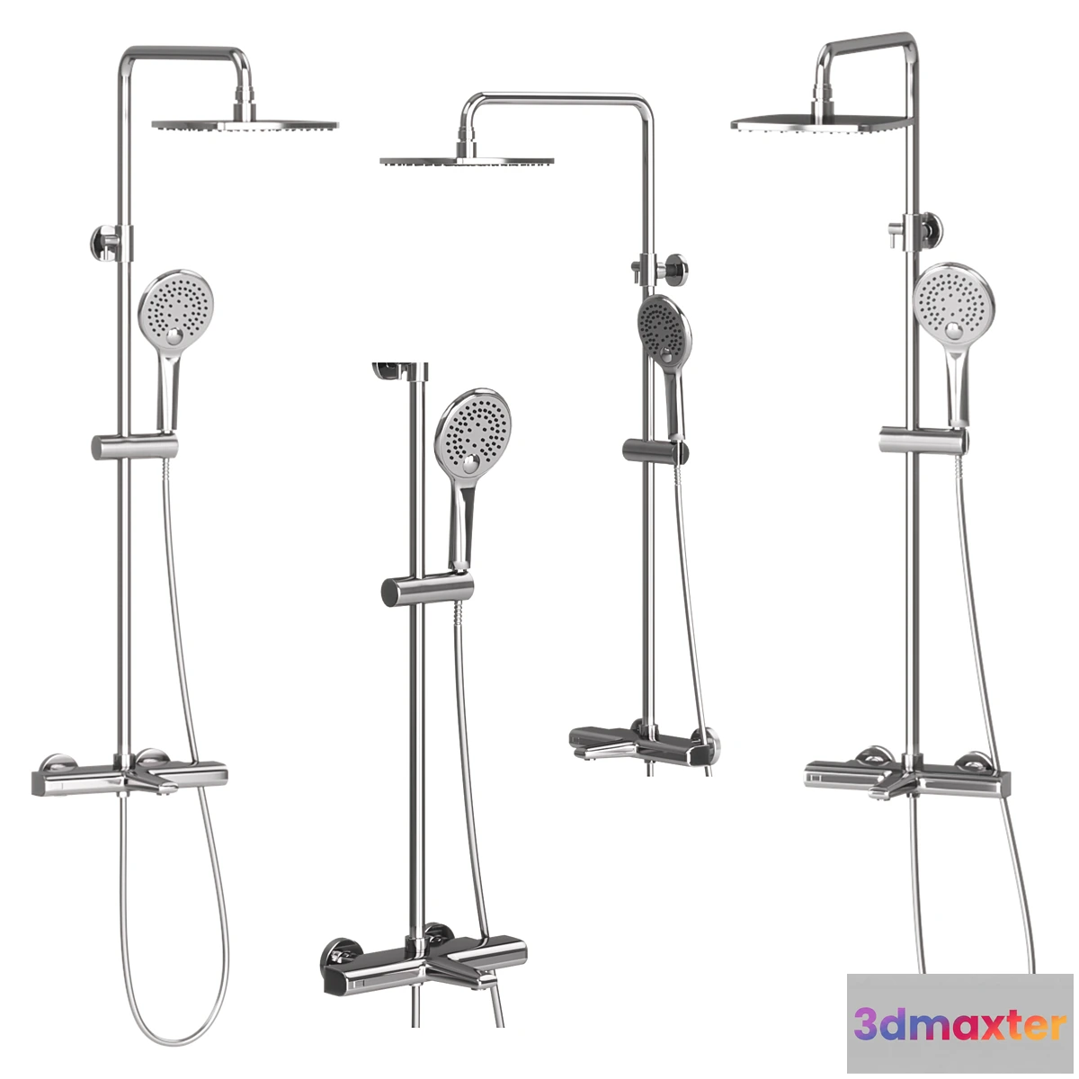 1451748 - Shower set IDDIS Uniterm UNISBBTi06 3D Max