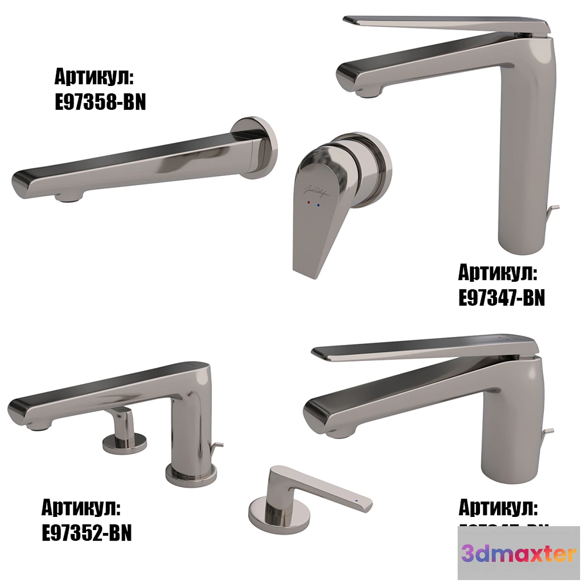 1454796 - Faucets Jacob Delafon AVID collection 3D Max
