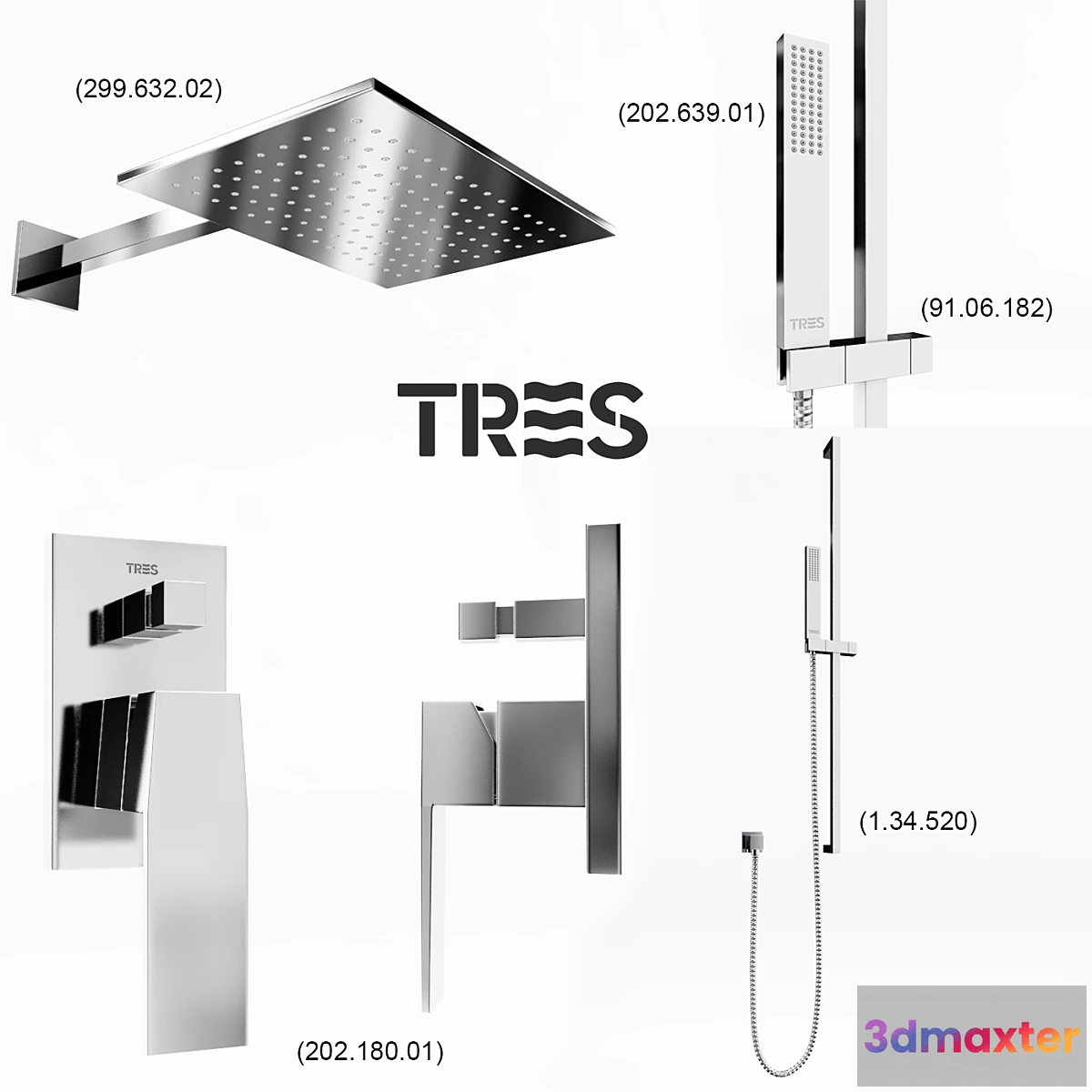 1459138 - Tres Slim shower (202.180.07) 3D Max