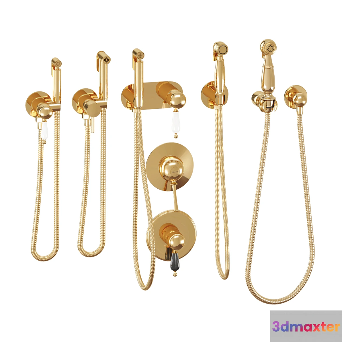 1459270 - Hygienic shower collection 02 3D Max